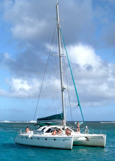 petite terre catamaran